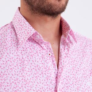 Popelinowa koszula z nadrukiem Camberabero image-2