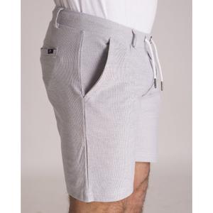 Fantazyjne szorty chino z elastyczną talią i sznurkiem ściągającym Camberabero image-2