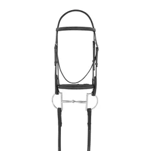 Padded Single-Joint Bit Horse Bridle Camelot Traditional Crown Fancy image-1