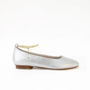Ballerinas pulseiras de tornozelo douradas mulher Camia image-1