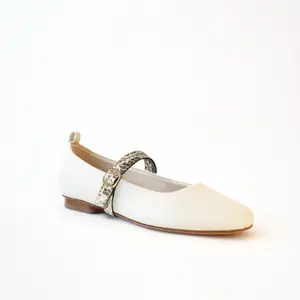 Ballerinas serpente marfim senhora Camia image-1