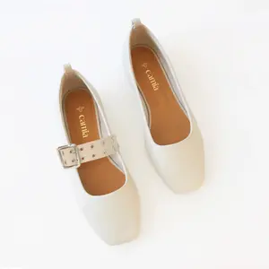 Ballerinas laço creme senhora Camia image-3