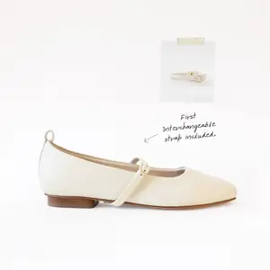 Ballerinas laço creme senhora Camia image-4