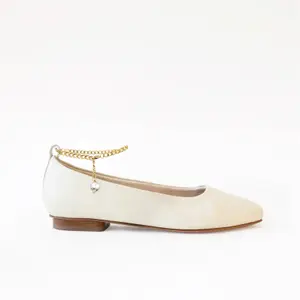 Ballerinas pulseiras de tornozelo douradas mulher Camia image-1