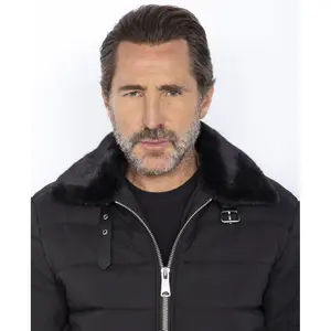 Quilted pilot jacket Schott image-4