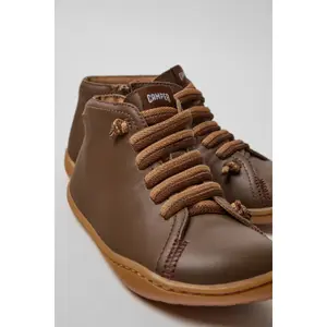Botines de cuero de ante para bebé Camper Peu Cami image-3
