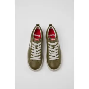 Leder- und Nubuk-Sneaker Camper Runner Four image-2