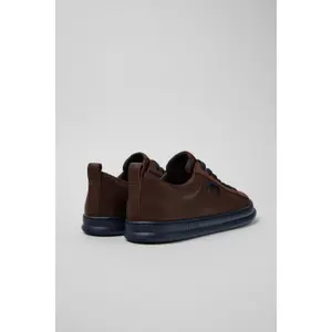 Leder- und Nubuk-Sneaker Camper Runner Four image-1