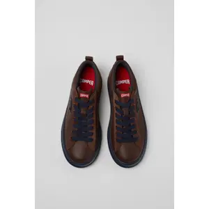 Leder- und Nubuk-Sneaker Camper Runner Four image-2