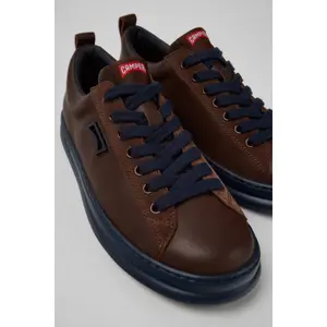 Leder- und Nubuk-Sneaker Camper Runner Four image-3