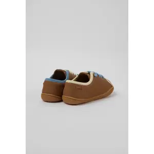 Child Leather and Nubuck Sneakers Camper TWS image-1