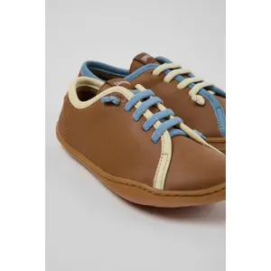 Child Leather and Nubuck Sneakers Camper TWS image-3