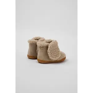 Textile and Nubuck Booties for Babies Camper TWS image-1