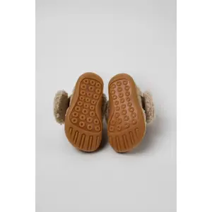 Textile and Nubuck Booties for Babies Camper TWS image-4