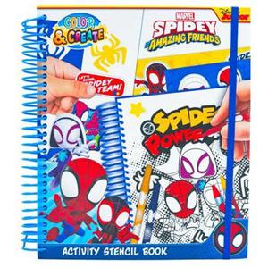 Children's colouring book with stickers Canenco Marvel Spiderman