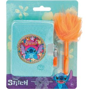 a2404220-secret-diary-with-pen-canenco-stitch-blue-orange-18x14x2-5-cm