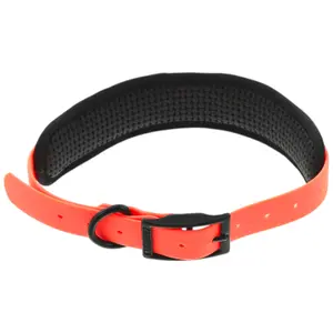 Adjustable PVC Dog Collar with Padded Waffle Design Canihunt image-1