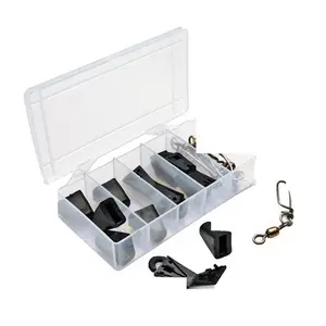 ca-2250002-set-mit-6-clips-zur-befestigung-des-ballasts-am-ende-des-kabels-cannon-schwarz-tu