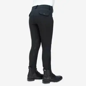 Children's riding pants mid grip Canter Colioure image-1
