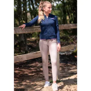 Damskie spodnie jeździeckie z lejem kolanowym Canter Cassis image-1