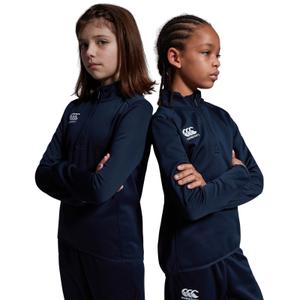 Bluza dziecięca z zamkiem błyskawicznym 1/4 Canterbury Club image-0