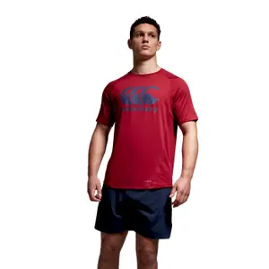 T-shirt ultra-leve grande logo Canterbury Rhurbarbe image-0