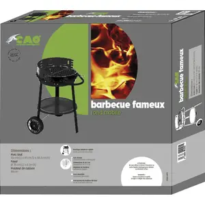 Mobile round barbecue Cao Camping image-1