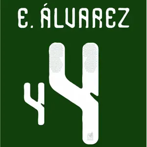 Flocering hem Mexiko Coupe du Monde E.ÁLVAREZ #4 2026