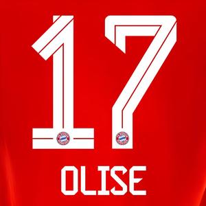 Bayern München kinderen flocage thuis Bundesliga OLISE #17 2025/26