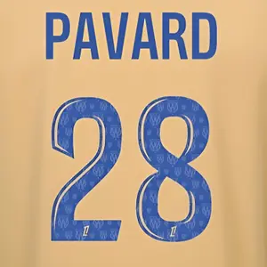 Flocage fourth OM Ligue 1 PAVARD #28 2025/26 image-0