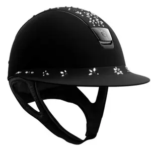 Casco de equitación Samshield Custom Miss Shield ShadowMatt Pearl Drops image-0