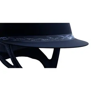 Capacete de ciclismo Samshield Custom Miss Shield ShadowMatt Flower Swarovski image-5