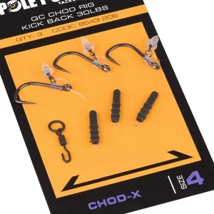 Haken Carp products Pole Position QC Chod Rig (x3) image-1