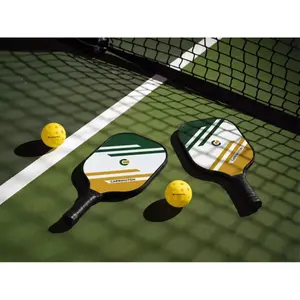 Wettkampf-Pickleballschläger und Ball Carrington (x2) image-2