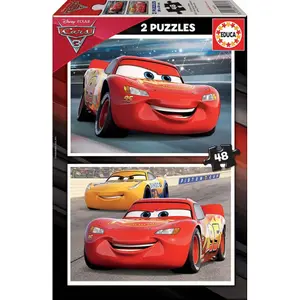 Puzzles with 48 pieces cars double Cars (x2) image-0