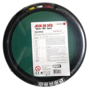 Track, dice and tokens board game set Carta Mundi France image-0