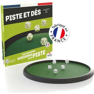 Track, dice and tokens board game set Carta Mundi France image-0