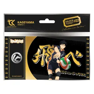 Karta handlowa Cartoon Kingdom Haikyu!! Golden Ticket Black Edition #02 Kageyama (x10) image-0