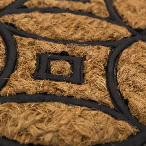 Coconut fiber and gum deco doormat Casa Selección image-2
