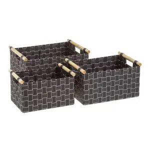 Baskets with handles PP Casa Selección (x3) image-0