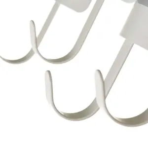 Badezimmergarderobe mit 4 Metallhaken Casa Selección image-2