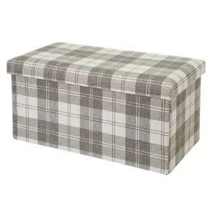 Pouf Coffre Pliant MDF-tissu Casa Selección image-0