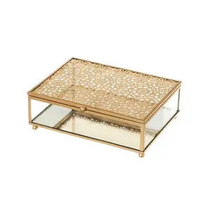 Caja de metal y cristal Casa Selección image-0