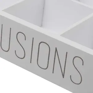 Caja con 6 compartimentos mdf-cristal Casa Selección image-2