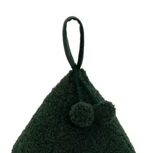 Fabric-sand triangle doorstops Casa Selección (x2) image-2
