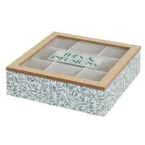 Doos met 9 vakken mdf-kristal Casa Selección image-0