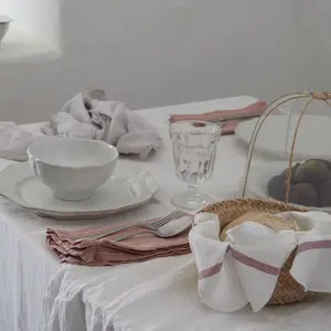 Μάτσα τραπεζιού από λινό και βαμβάκι Casafina Carolina (x2) image-1