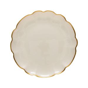 Glas-Präsentationsteller mit goldenem Rand Casafina Francesca (x6)