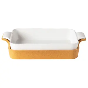 Rectangular baking dish with cork base Casafina image-0
