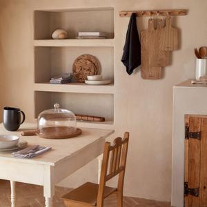 Rund skärbräda/serveringsbricka i trä Casafina Oak Collection image-2